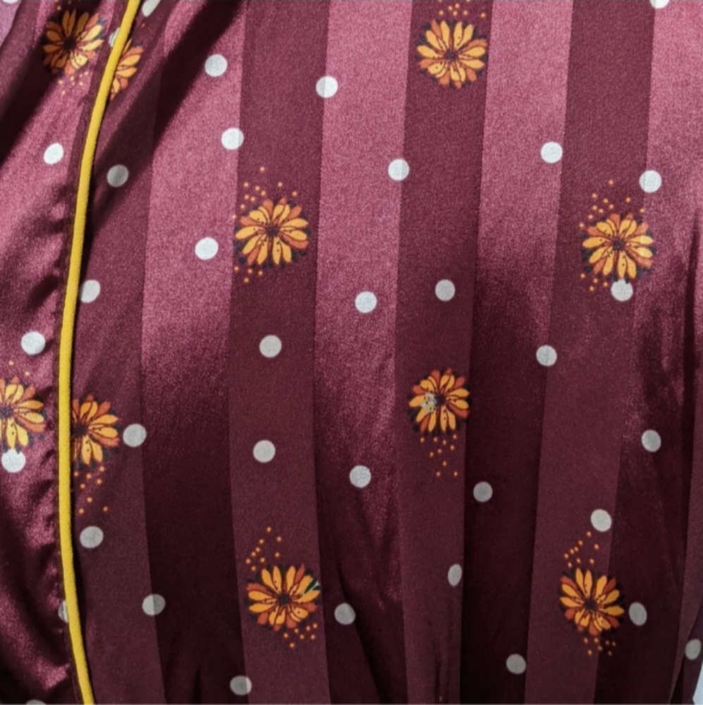 Free People Robe Intimately Wine Combo Large NWT $148 - Picture 7 of 9